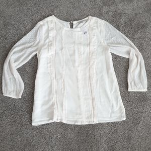 Loft Swiss dot blouse